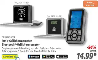 Lidl GRILLMEISTER Funk-Grillthermometer Bluetooth Grillthermometer Angebot