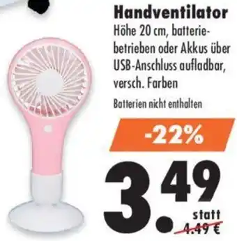 Mäc Geiz Handventilator Angebot
