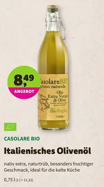 Denns BioMarkt Casolare Bio Italienisches Olivenöl 0,75L Angebot