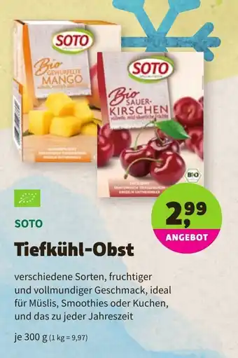 Denns BioMarkt Soto Tiefkühl Obst 300g Angebot