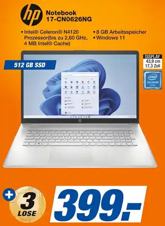 Expert hp Notebook 17-CN0626NG Angebot