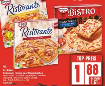 Edeka Dr. Oetker Ristorante, Piccola oder Flammkuchen Angebot