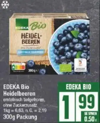 Edeka EDEKA Bio Heidelbeeren 300g Packung Angebot