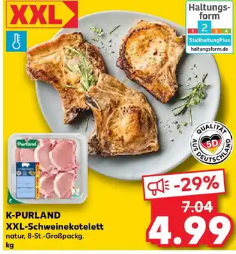 Kaufland K-PURLAND XXL-Schweinekotelett Angebot