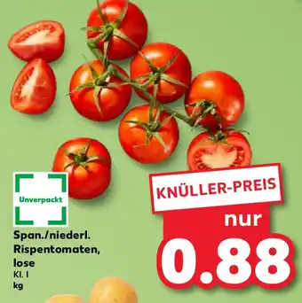 Kaufland Span./niederl. Rispentomaten, lose Angebot