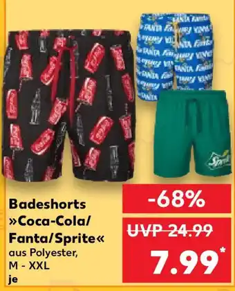 Kaufland Badeshorts Coca-Cola/ Fanta/Sprite Angebot