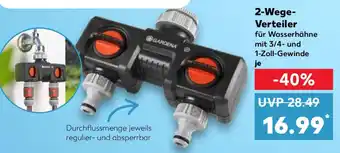 Kaufland GARDENA 2-Wege- Verteiler Angebot