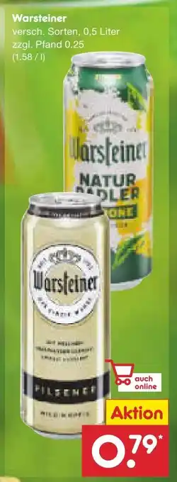 Netto Marken-Discount Warsteiner Angebot