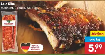 Netto Marken-Discount Loin Ribs ca. 1 kg Angebot