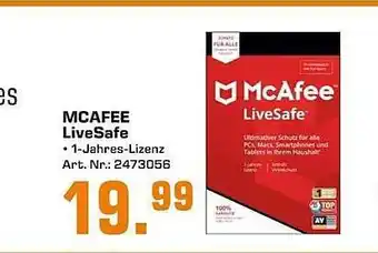 Saturn MCAFEE LiveSafe Angebot