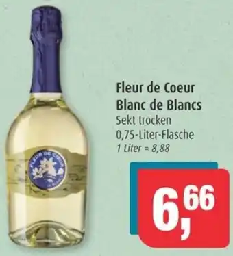 Markant Fleur de Coeur Blanc de Blancs 0,75 Liter Flasche Angebot