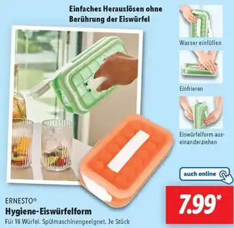 Lidl ERNESTO Hygiene-Eiswürfelform Angebot