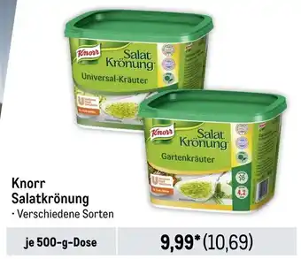 METRO Knorr Salatkrönung je 500-g-Dose Angebot