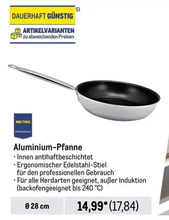 METRO METRO PROFESSIONAL Aluminium-Pfanne Angebot