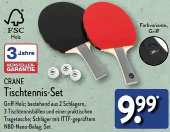 Aldi Nord CRANE Tischtennis-Set Angebot