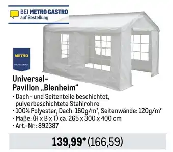 METRO METRO PROFESSIONAL Universal- Pavillon,,Blenheim“ Angebot