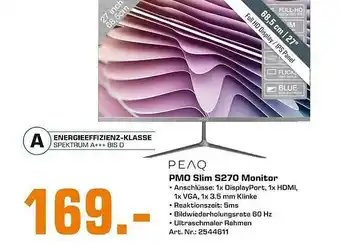 Saturn PEAQ PMO SlimS270 Monitor Angebot