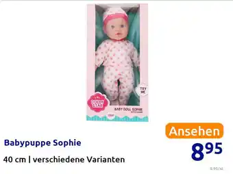 Action Babypuppe Sophie Angebot