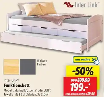 Lidl Inter Link Funktionsbett Angebot