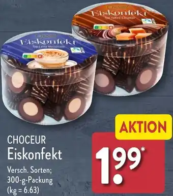 Aldi Nord CHOCEUR Eiskonfekt 300 g Packung Angebot