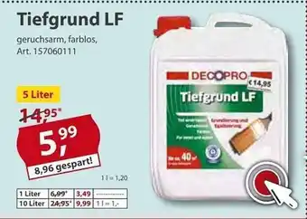 Sonderpreis Baumarkt Tiefgrund Lf Angebot