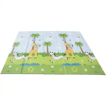 ManoMano Fantasy Fields Safari Tier- Und Garten Kinder Baby Krabbelmatte 1.97m x 1.54m PS-PM001 - Blau/Weiss Angebot