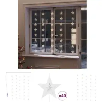 ManoMano The Living Store LED Sternenvorhang Lichterkette 200 LED Warmweiß 8 Funktionen - Weihnachtsbeleuchtung Angebot