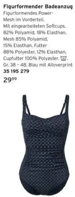 Tchibo Figurformender Badeanzug Angebot