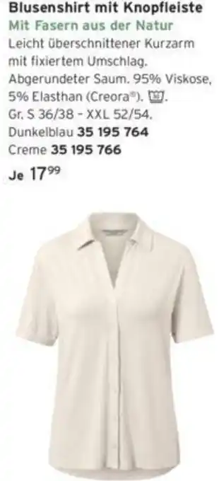 Tchibo Blusenshirt mit Knopfleiste Angebot