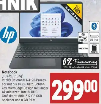 Marktkauf hp Notebook „15s-fq0510ng" Angebot