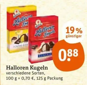 tegut Halloren Kugeln 125g Angebot