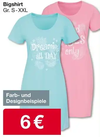 Woolworth Bigshirt Gr. S-XXL Angebot