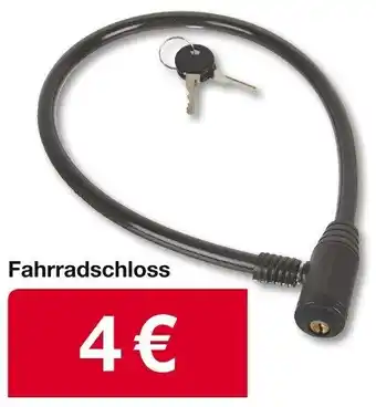Woolworth Fahrradschloss Angebot