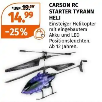 Müller CARSON RC STARTER TYRANN HELI Angebot