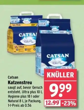 Wasgau Catsan Katzenstreu Angebot