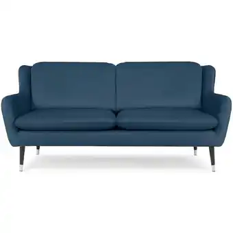 ManoMano Afos Glamour-Sofa aus Samt, Marineblau - Konsimo Angebot