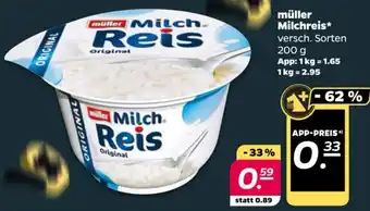 NETTO müller Milchreis 200 g Angebot