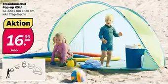 NETTO Strandmuschel Pop-up XXL Angebot