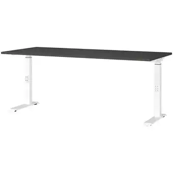 ManoMano Lomadox - Schreibtisch 180cm, graphit, MEMPHIS-01 - grau Angebot