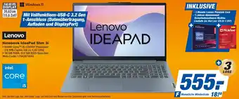 expert Techno Land Lenovo Notebook IdeaPad Slim 3i Angebot