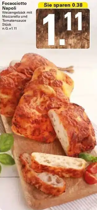 WEZ Focacciotto Napoli Angebot