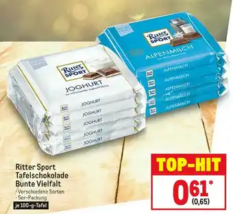 METRO Ritter sport tafelschokolade bunte vielfalt Angebot