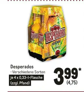 METRO Desperados bier-mix Angebot