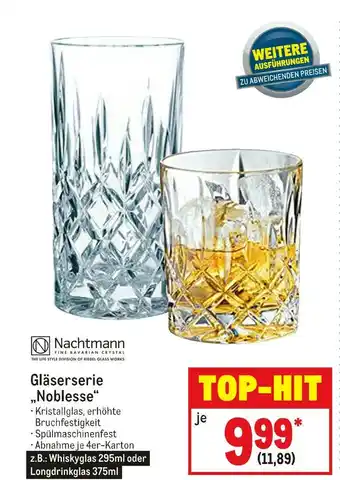 METRO Nachtmann gläserserie „noblesse“ Angebot