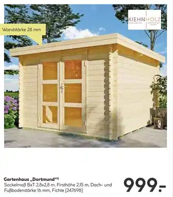 BayWa Gartenhaus,,Dortmund" Angebot