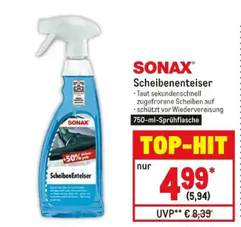 METRO Sonax scheibenenteiser Angebot