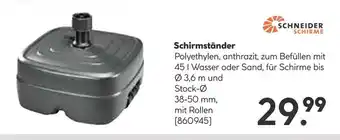 BayWa SCHNEIDER SCHIRME Schirmständer Angebot