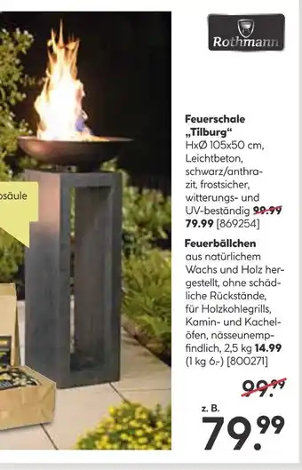 BayWa Rothmann Feuerschale ,,Tilburg" Angebot