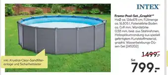 BayWa INTEX Frame-Pool-Set „,Graphit" Angebot