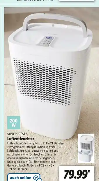 Lidl Silvercrest luftentfeuchter Angebot